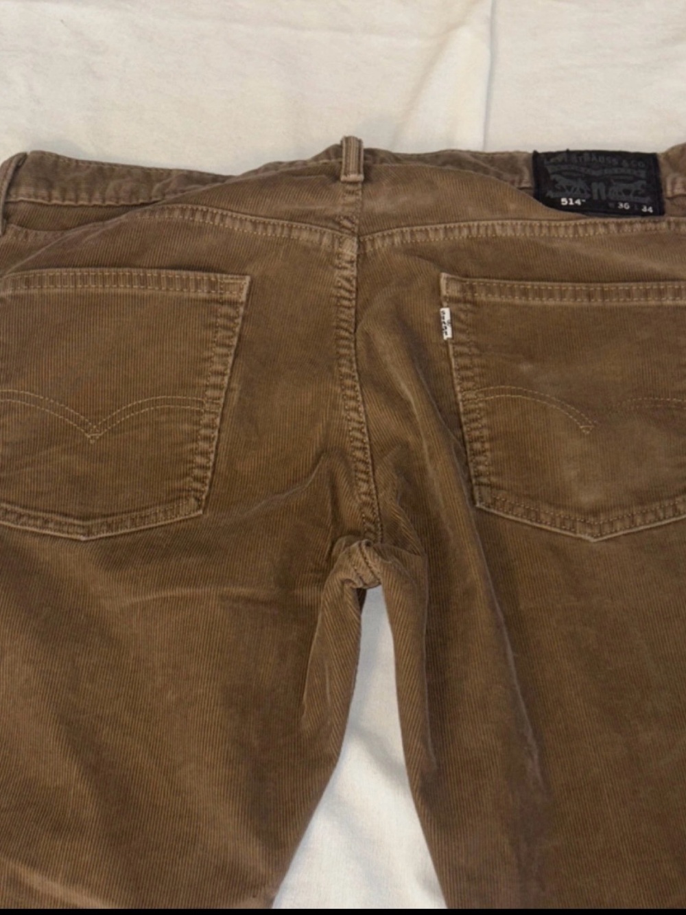 Levi's 514 Brown Corduroy Men’s Pants 36x34